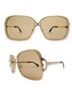 Silhouette Gold Sunglasses One size - photo 3