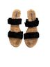 Anne Klein Black Wedges Size 8 1/2 - photo 1