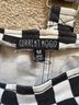 Current Mood Checkered-gingham Black White Tank Top Size M - photo 3