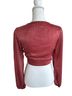 Altar'd State Red Short Sleeve Blouse Size M - photo 2