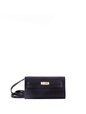 Hermès Kelly To Go Wallet Chevre Chamkila (view 1)