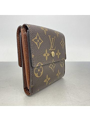 Louis Vuitton Louis Vuitton Tri-fold Wallet Monogram Portemonnaie Billet Carte Credit M61652 Brown Women's (view 2)