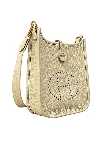 Hermès Hermes Evelyne TPM Shoulder Bag, Taurillon Clemence Leather, B Stamp, Women's. (view 2)