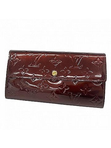 Louis Vuitton Louis Vuitton Vernis Portefeuille Sarah Long Wallet M93524 Amarante Ladies (view 1)