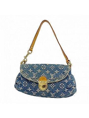 Louis Vuitton Louis Vuitton Monogram Denim Mini Pleaty Handbag M95050 Blue Women's (view 1)