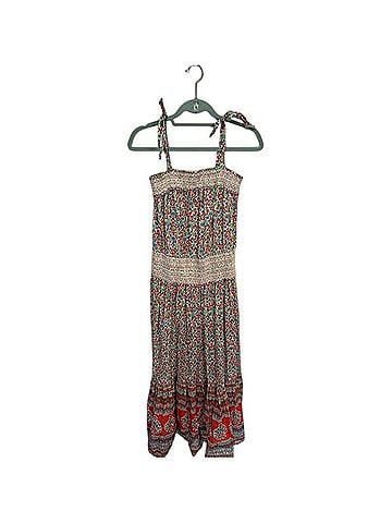 Tory Burch Smocked Sundress Legacy Paisley Casual Dress (view 1)