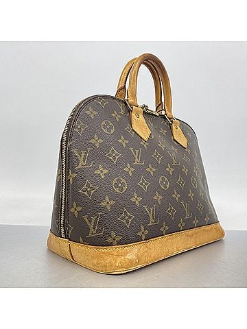 Louis Vuitton Louis Vuitton Monogram Alma Handbag M51130 Brown Women's (view 2)