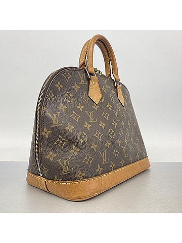 Louis Vuitton Louis Vuitton Alma Monogram Handbag M51130 Brown Women's (view 2)