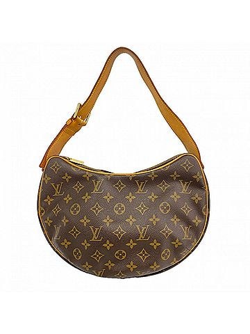 Louis Vuitton Louis Vuitton Monogram Croissant MM Shoulder Bag M51512 Brown Women's (view 1)