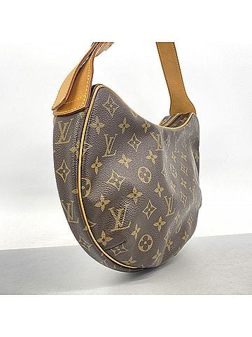 Louis Vuitton Louis Vuitton Monogram Croissant MM Shoulder Bag M51512 Brown Women's (view 2)