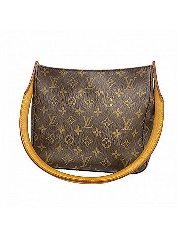 Louis Vuitton Louis Vuitton Monogram Looping MM Shoulder Bag M51146 Brown Women's (view 1)