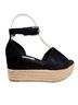 Steve Madden Black Wedges Size 6 1/2 - photo 1
