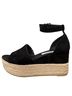 Steve Madden Black Wedges Size 6 1/2 - photo 3