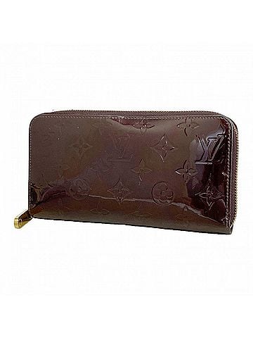 Louis Vuitton Louis Vuitton Vernis Zippy Wallet M93522 Amarante Women's Long (view 1)