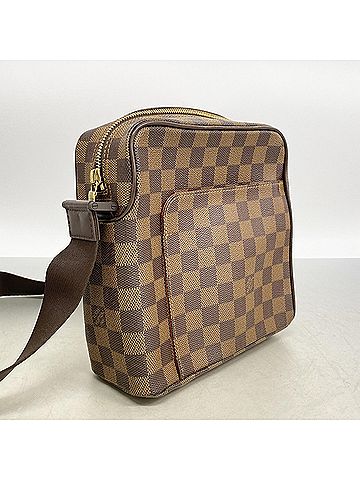 Louis Vuitton Louis Vuitton Damier Olaf PM Shoulder Bag N41442 Ebene Women's (view 2)