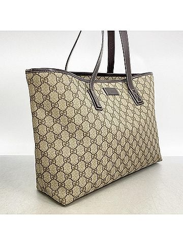 Gucci Gucci GG Supreme Tote Bag 211137 Brown Women's (view 2)