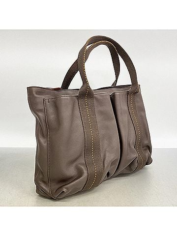 Hermès Hermes Caravan Horizontal MM Leather Handbag, Brown, 2-way bag for women (view 2)