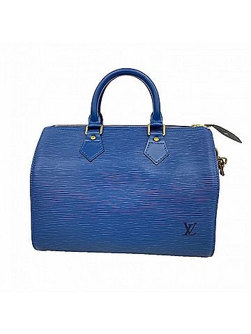 Louis Vuitton Louis Vuitton Epi Speedy 25 Handbag M43015 Toledo Blue Women's (view 1)