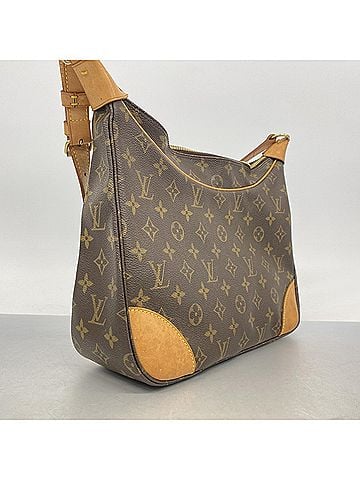 Louis Vuitton Louis Vuitton Monogram Boulogne 30 Shoulder Bag M51265 Brown Women's (view 2)
