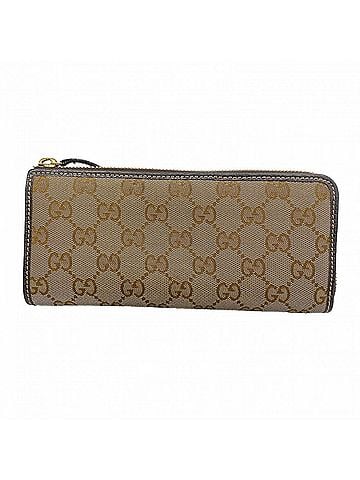 Gucci Gucci GG Canvas Long Wallet 268917 Brown Women's (view 1)