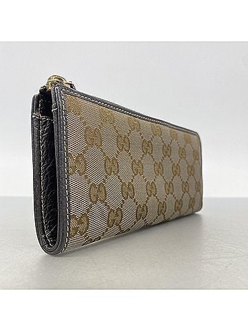 Gucci Gucci GG Canvas Long Wallet 268917 Brown Women's (view 2)