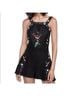 Zara 100% Linen Floral Black Jacket Size S - photo 4