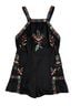 Zara 100% Linen Floral Black Jacket Size S - photo 1