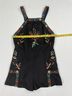 Zara 100% Linen Floral Black Jacket Size S - photo 7
