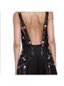 Zara 100% Linen Floral Black Jacket Size S - photo 5