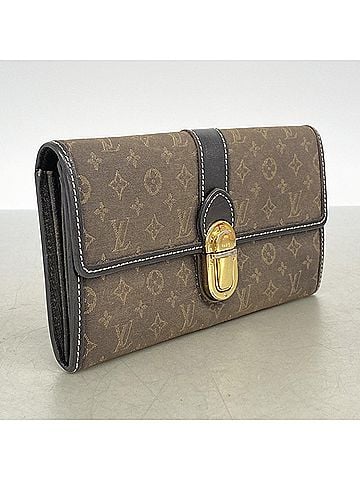 Louis Vuitton Louis Vuitton Monogram Idylle Portefeuille Sarah Long Wallet M63006 Fusain Ladies (view 2)