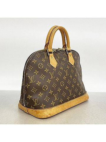 Louis Vuitton Louis Vuitton Alma Monogram Handbag M51130 Brown Women's (view 2)