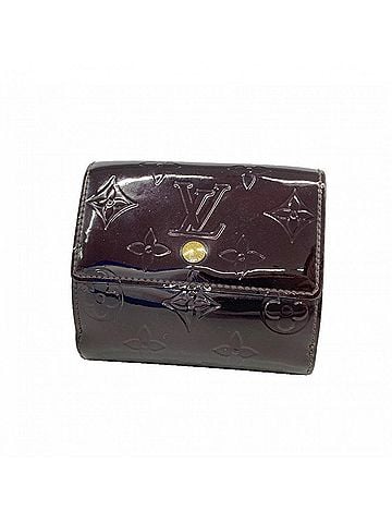 Louis Vuitton Louis Vuitton Tri-fold Wallet Vernis Portefeuille Elise M93523 Amarante Ladies (view 1)
