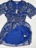 Max Studio 100% Polyester Floral Blue Casual Dress Size M - photo 4