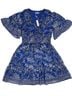 Max Studio 100% Polyester Floral Blue Casual Dress Size M - photo 1