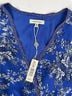Max Studio 100% Polyester Floral Blue Casual Dress Size M - photo 5