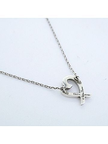 Tiffany & Co. Tiffany & Co. Loving Heart Necklace, Sterling Silver 925, Women's (view 2)