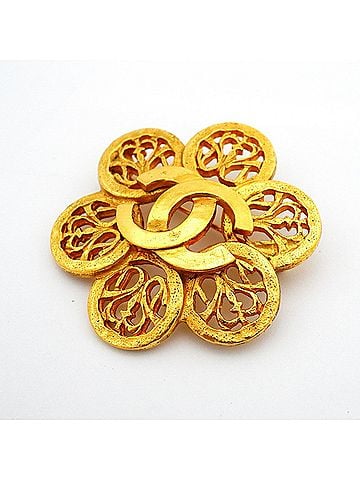 Chanel Chanel Brooch, Coco Mark, GP Plated Gold, Women's (view 2)