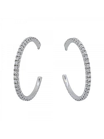 Cartier Cartier Etincelle de MM 18KWG White Gold Diamond Earrings for Women (view 1)