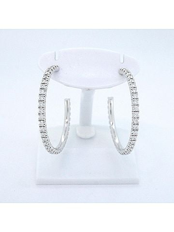 Cartier Cartier Etincelle de MM 18KWG White Gold Diamond Earrings for Women (view 2)