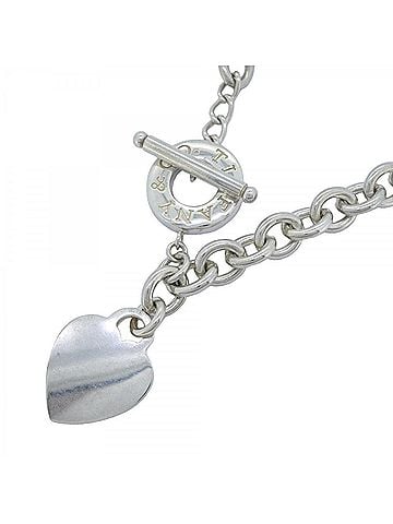 Tiffany & Co. Tiffany & Co. Necklace, Heart Tag, Toggle, Sterling Silver 925, Women's (view 1)