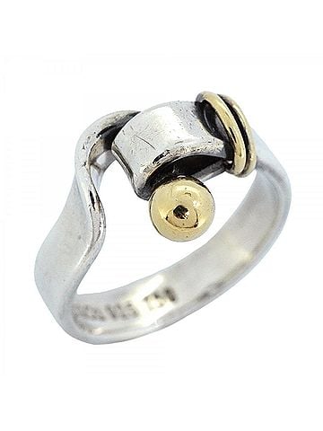 Tiffany & Co. Tiffany & Co. Hook Eye Ring, 18K Yellow Gold (KYG), Sterling Silver 925, Women's (view 1)