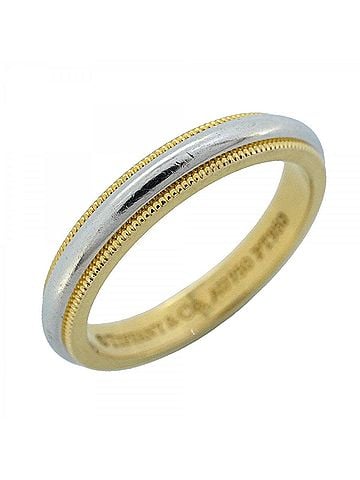 Tiffany & Co. Tiffany & Co. Milgrain Ring, 18K Yellow Gold (KYG), Platinum (Pt950), Women's. (view 1)