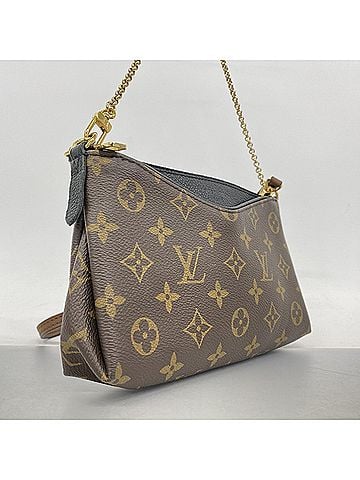 Louis Vuitton Louis Vuitton Monogram Pallas Clutch Handbag M41639 Brown Noir 2-way bag for women (view 2)