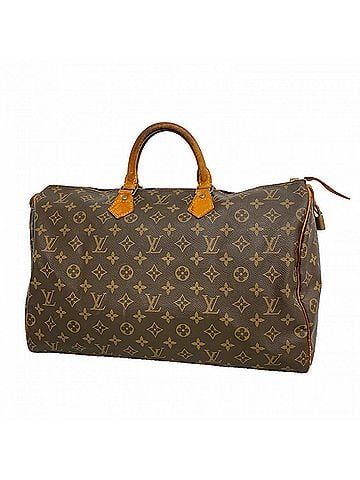 Louis Vuitton Louis Vuitton Monogram Speedy 40 Handbag M41106 Brown Women's (view 1)