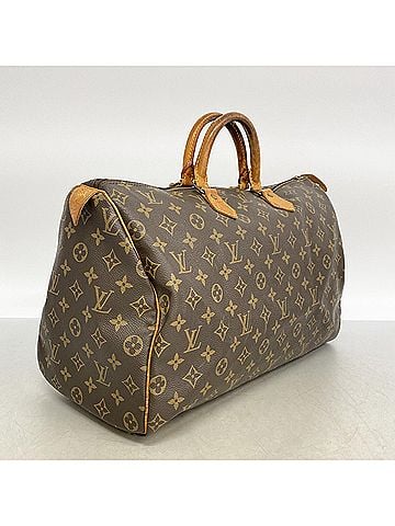 Louis Vuitton Louis Vuitton Monogram Speedy 40 Handbag M41106 Brown Women's (view 2)