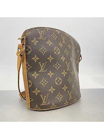 Louis Vuitton Louis Vuitton Monogram Druot Shoulder Bag M51290 Brown Women's (view 2)