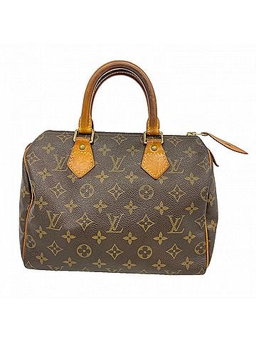 Louis Vuitton Louis Vuitton Monogram Speedy 25 Handbag M41109 Brown Women's (view 1)