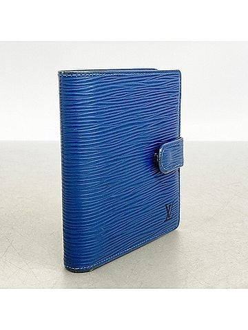 Louis Vuitton Louis Vuitton Epi Portefeuille Compact Wallet M63555 Toledo Blue Women's (view 2)