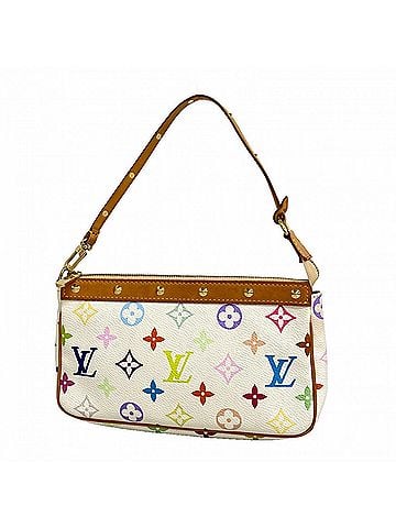 Louis Vuitton Louis Vuitton Bag/Pouch Monogram Multicolor Pochette Accessoires M92649 Blanc Women's (view 1)