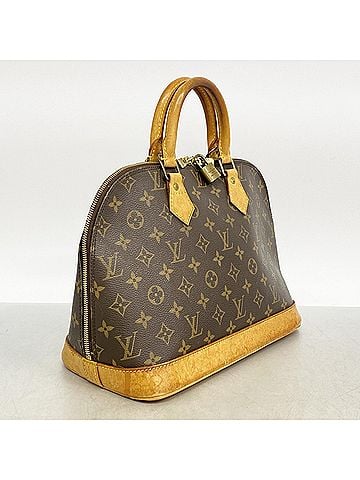 Louis Vuitton Louis Vuitton Alma Monogram Handbag M51130 Brown Women's (view 2)